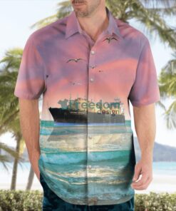 Australia NORTHWEST SANDERLING LNG Tanker Hawaiian Shirt Product Photo 4