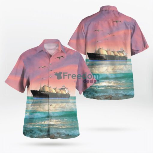 Australia NORTHWEST SANDERLING LNG Tanker Hawaiian Shirt Product Photo 1