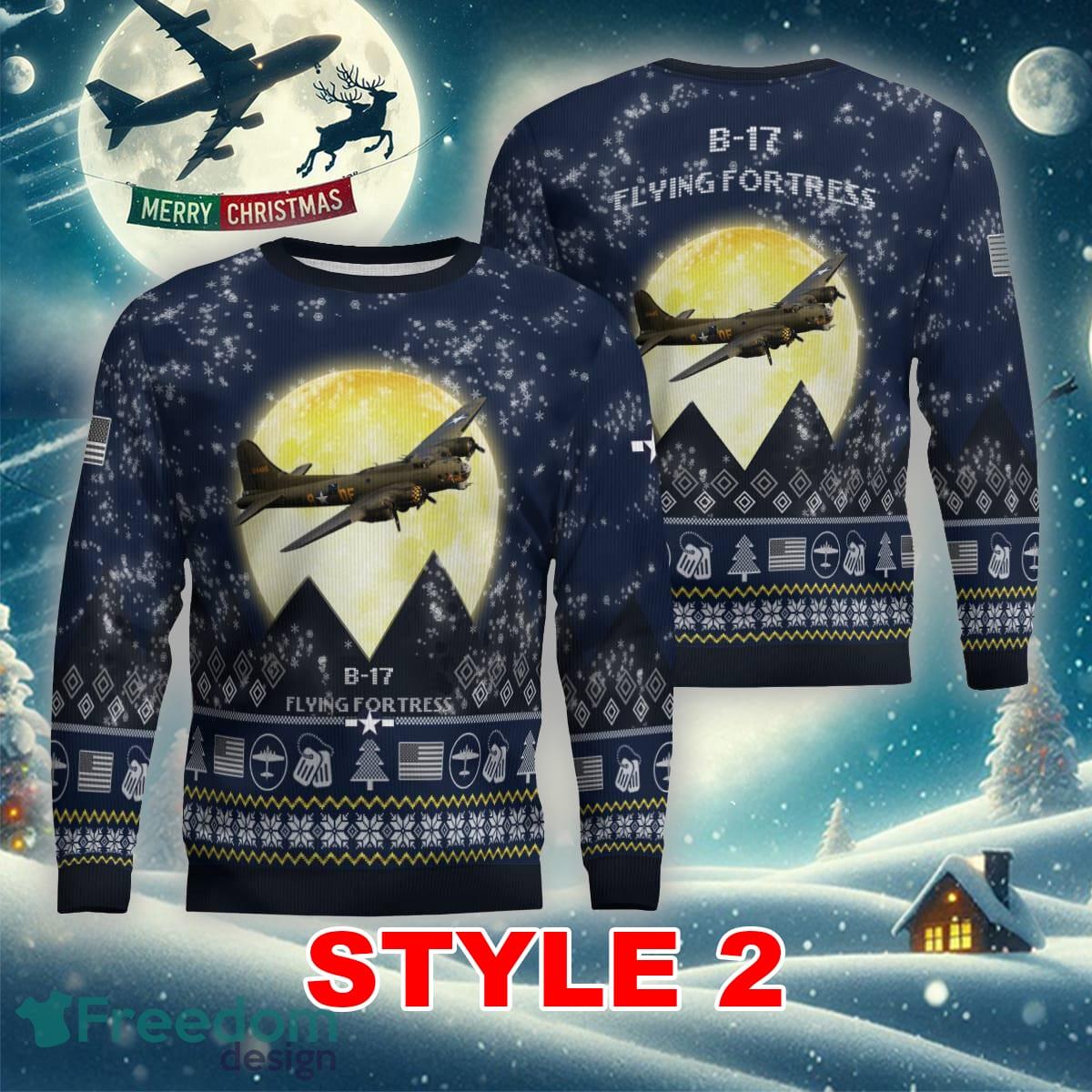 b-17-flying-fortress-b17-aircraft-moonlight-multi-color-ugly-christmas-sweater-gift-for-men-and-women-1.jpg B-17 Flying Fortress B17 Aircraft Moonlight Multi Color Ugly Christmas Sweater Gift For Men And Women - B-17 Flying Fortress B17 Aircraft Moonlight Ugly Christmas Sweater_11