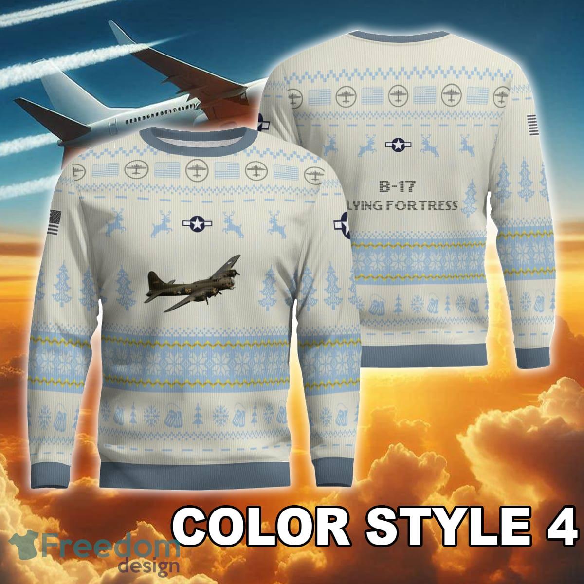 b-17-flying-fortress-b17-new-pattern-christmas-aircraft-ugly-sweater-gift-for-men-and-women-3.jpg B-17 Flying Fortress B17 New Pattern Christmas Aircraft Ugly Sweater Gift For Men And Women - B-17 Flying Fortress B17 Ugly Christmas Sweater AOP Photo 4