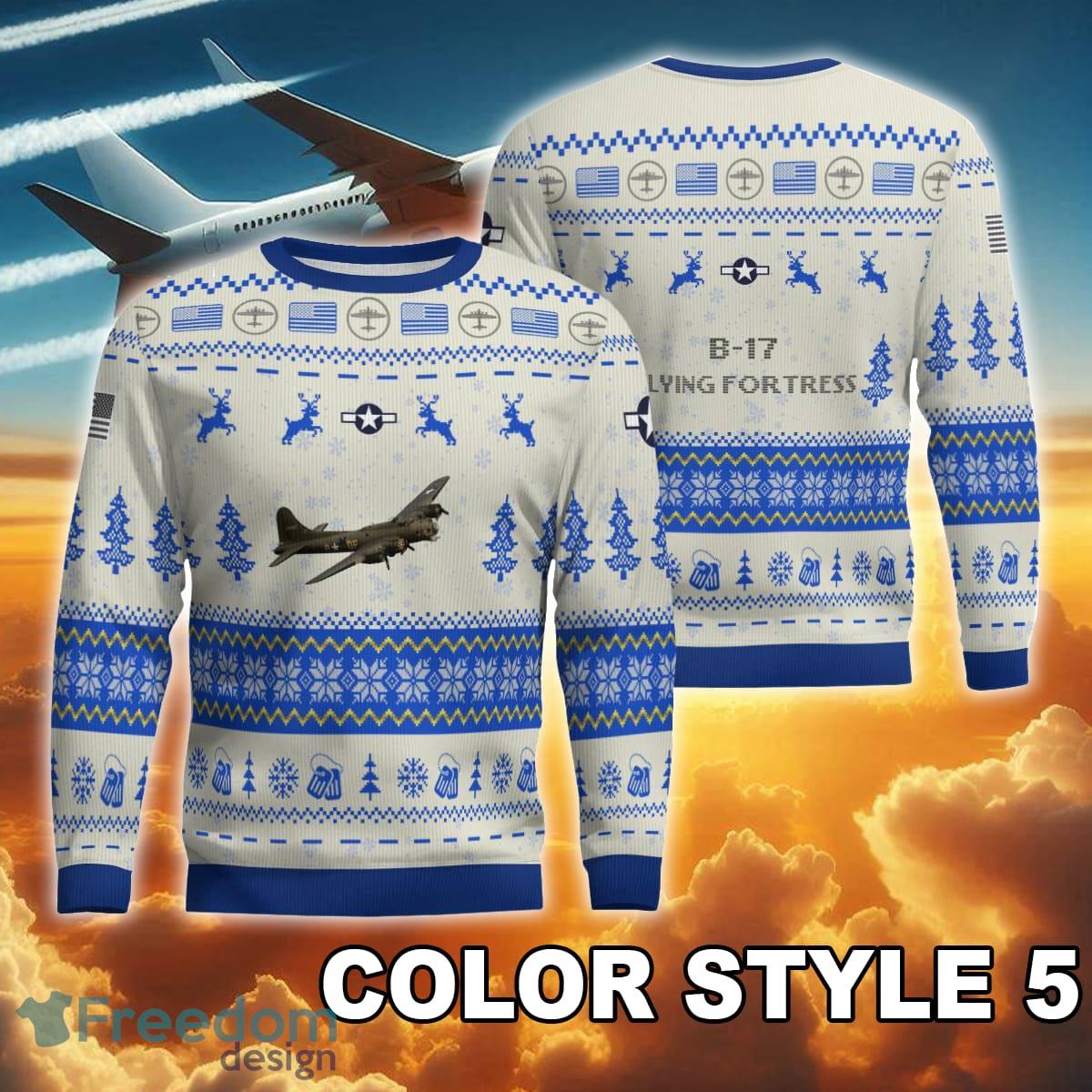 b-17-flying-fortress-b17-new-pattern-christmas-aircraft-ugly-sweater-gift-for-men-and-women-4.jpg B-17 Flying Fortress B17 New Pattern Christmas Aircraft Ugly Sweater Gift For Men And Women - B-17 Flying Fortress B17 Ugly Christmas Sweater AOP Photo 5