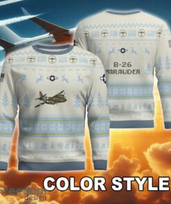 B 26 Marauder B26 New Pattern Aircraft Christmas Knitted Sweater AOP For Veteran image B-26 Marauder B26 New Pattern Aircraft Christmas Knitted Sweater AOP For Veteran - B-26 Marauder B26 Ugly Christmas Sweater AOP Photo 4