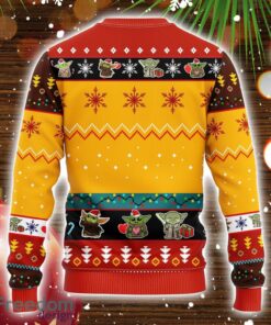 Baby Yoda Cute Ugly Christmas Sweater Yellow 1 Amazing Gift Christmas Gift For Men And Women Product Photo 2