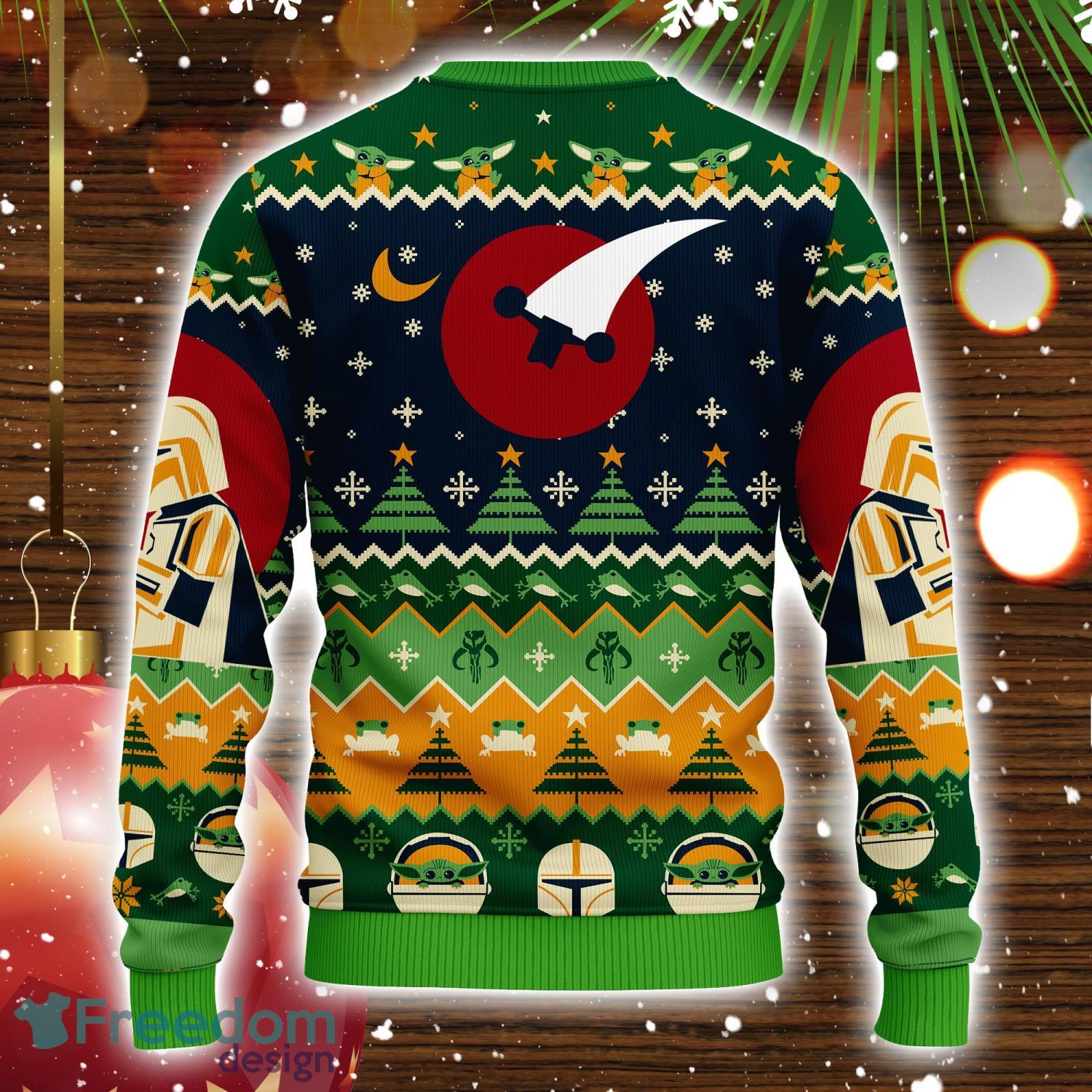 Baby Yoda Star Wars Ugly Christmas Sweater Unisex Christmas Gift image Baby Yoda Star Wars Ugly Christmas Sweater Unisex Christmas Gift Product Photo 2
