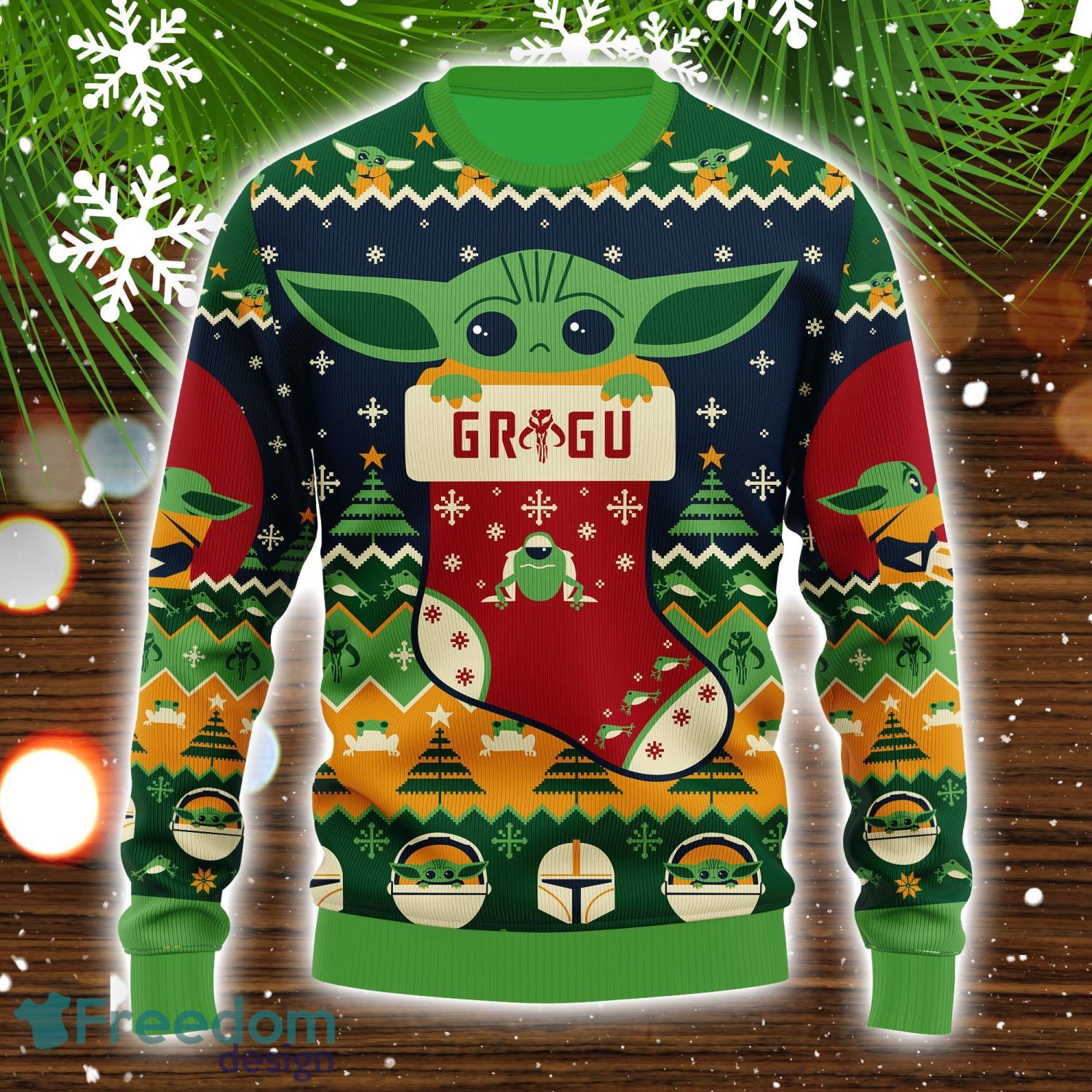 Baby Yoda Star Wars Ugly Christmas Sweater Unisex Christmas Gift image Baby Yoda Star Wars Ugly Christmas Sweater Unisex Christmas Gift Product Photo 1