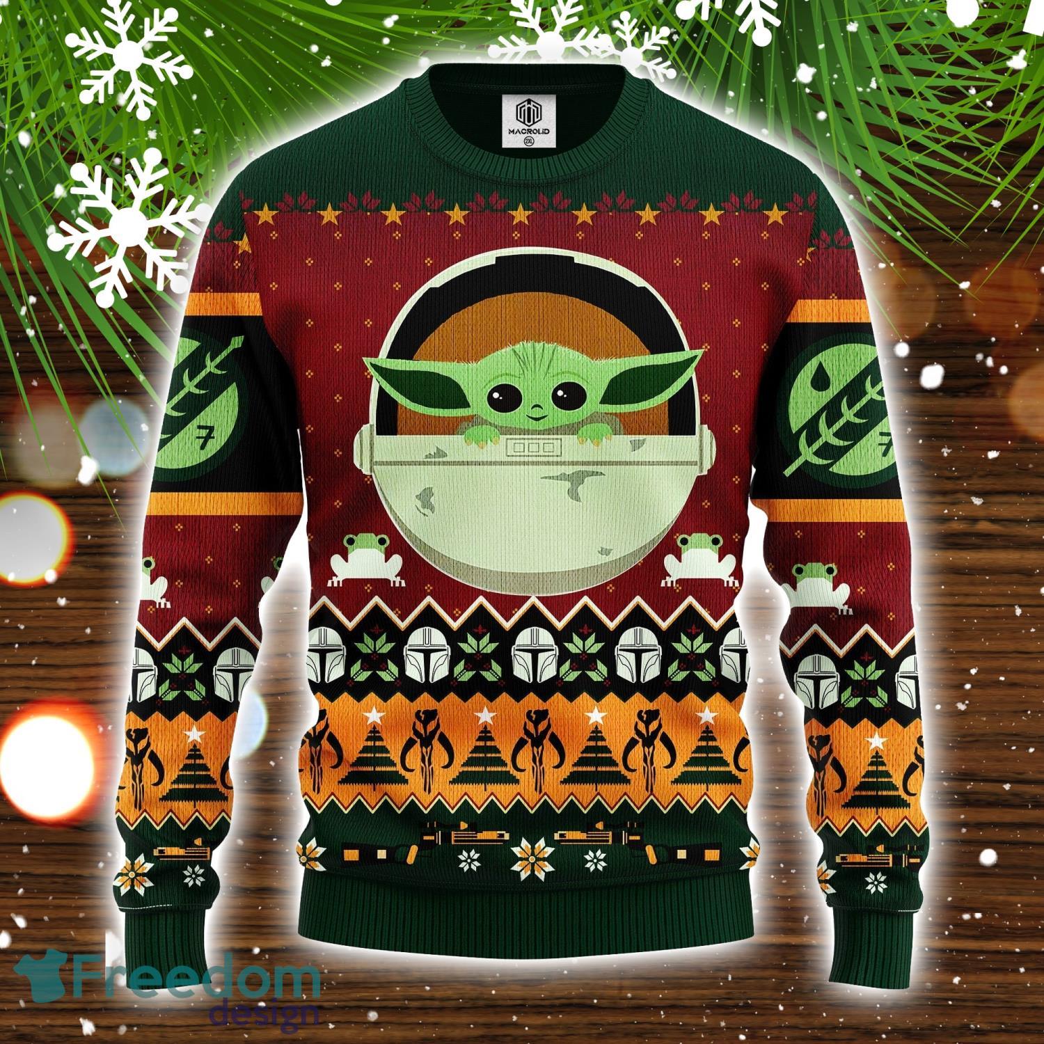 Baby Yoda Ugly Christmas Sweater Amazing Gift Christmas Gift For Men And Women image Baby Yoda Ugly Christmas Sweater Amazing Gift Christmas Gift For Men And Women Product Photo 1