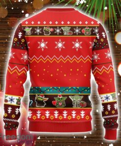 Baby Yoda Ugly Christmas Sweater Red 1 Amazing Gift Christmas Gift For Men And Women Product Photo 2