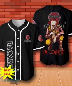 Bacardi Pennywise Halloween Baseball Jersey for All Genders