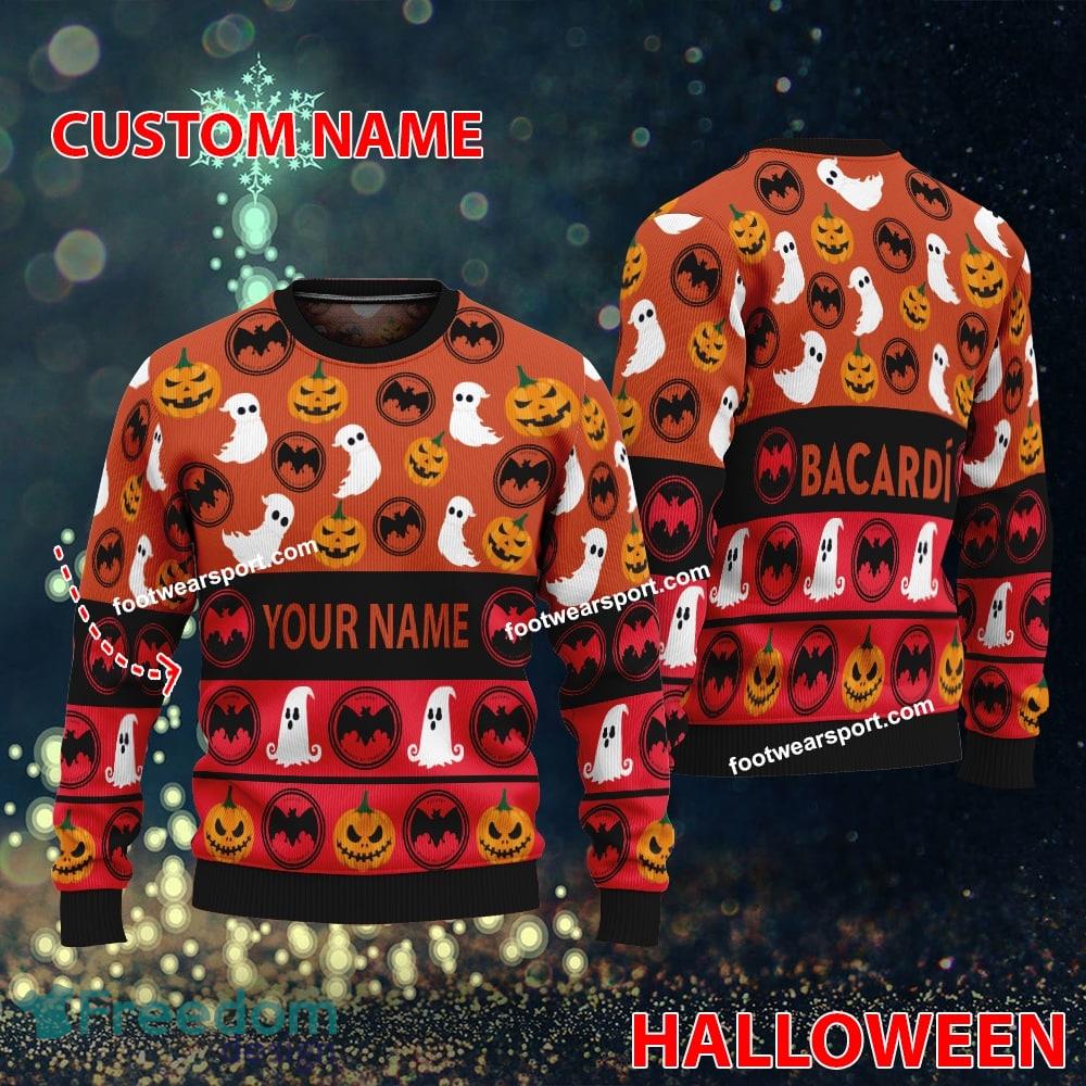 Bacardi Red Beer Personalized Halloween Knitted Xmas Sweater For Fans image Bacardi Red Beer Personalized Halloween Knitted Xmas Sweater For Fans - Bacardi Red Beer Personalized Halloween Knitted Xmas Sweater For Fans