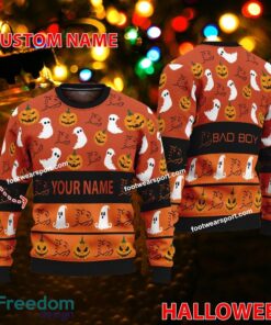 Bad Boy Tractor Personalized Halloween Ugly Christmas Sweater For Fans