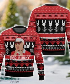 Bad Bunny Ugly Christmas Sweater 3D All Printed Sweater Christmas Gift