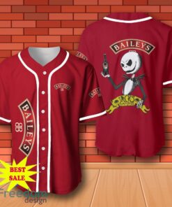 Baileys Irish Cream Halloween Jack Skellington Nightmare Baseball Jersey for All Genders