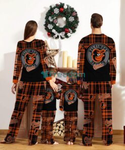 Baltimore Orioles Custom Name Pajamas Set For Family Sport Team Pajamas Christmas Gift Product Photo 2