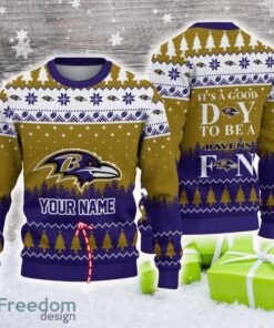 Baltimore Ravens Knitted Sweater For Men Women Fans Gift Christmas