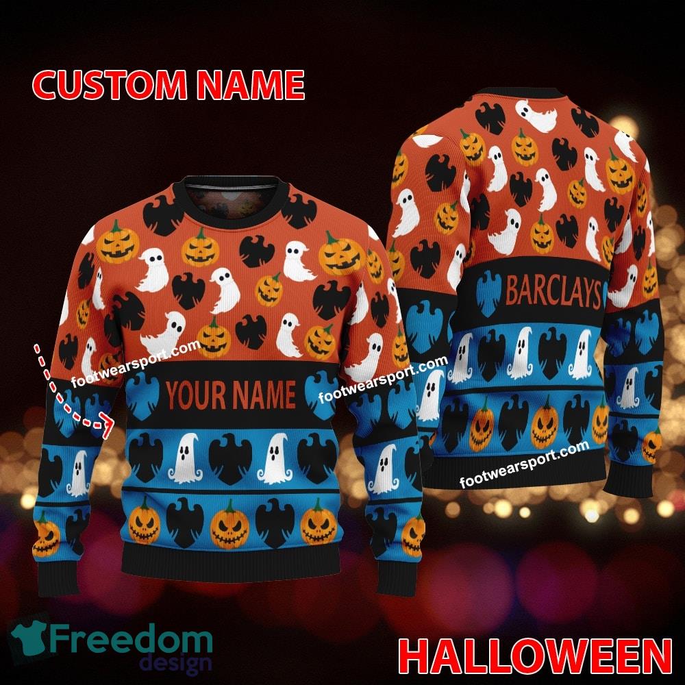 Barclays Personalized Halloween Ugly Christmas Sweater Gift Holidays image Barclays Personalized Halloween Ugly Christmas Sweater Gift Holidays - Barclays Personalized Halloween Ugly Christmas Sweater Gift Holidays