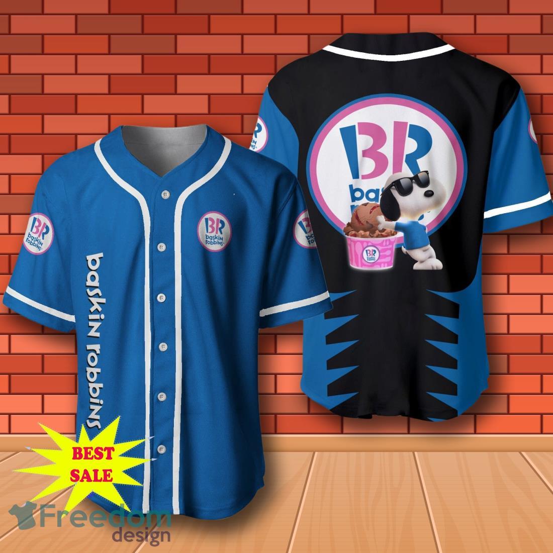 Baskin Robbins Snoopy Baseball Jersey for All Genders image Baskin-Robbins Snoopy Baseball Jersey for All Genders Product Photo 1