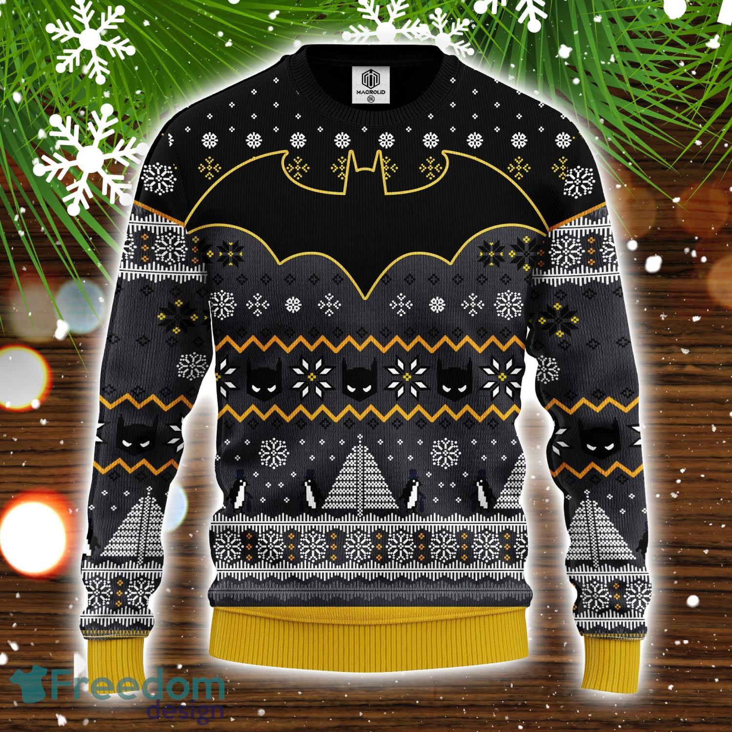 Batman Comic Ugly Christmas Sweater Amazing Gift Christmas Gift For Men And Women image Batman Comic Ugly Christmas Sweater Amazing Gift Christmas Gift For Men And Women Product Photo 1
