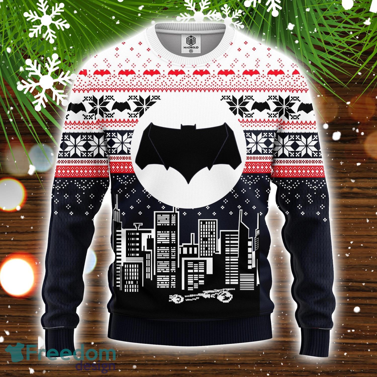 Batman Ugly Christmas Sweater Amazing Gift Christmas Gift For Men And Women image Batman Ugly Christmas Sweater Amazing Gift Christmas Gift For Men And Women Product Photo 1