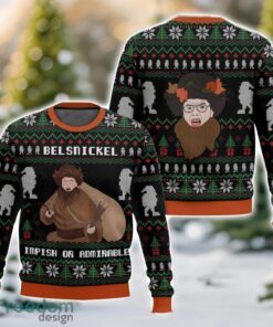 Belsnickel Impish Or Admirable The Office Ugly Christmas Sweater 3D All Printed Sweater Christmas Gift