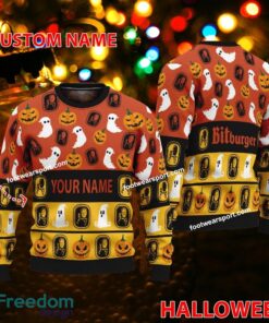 Bitburger Beer Personalized Halloween Ugly Christmas Sweater Gift For Adult