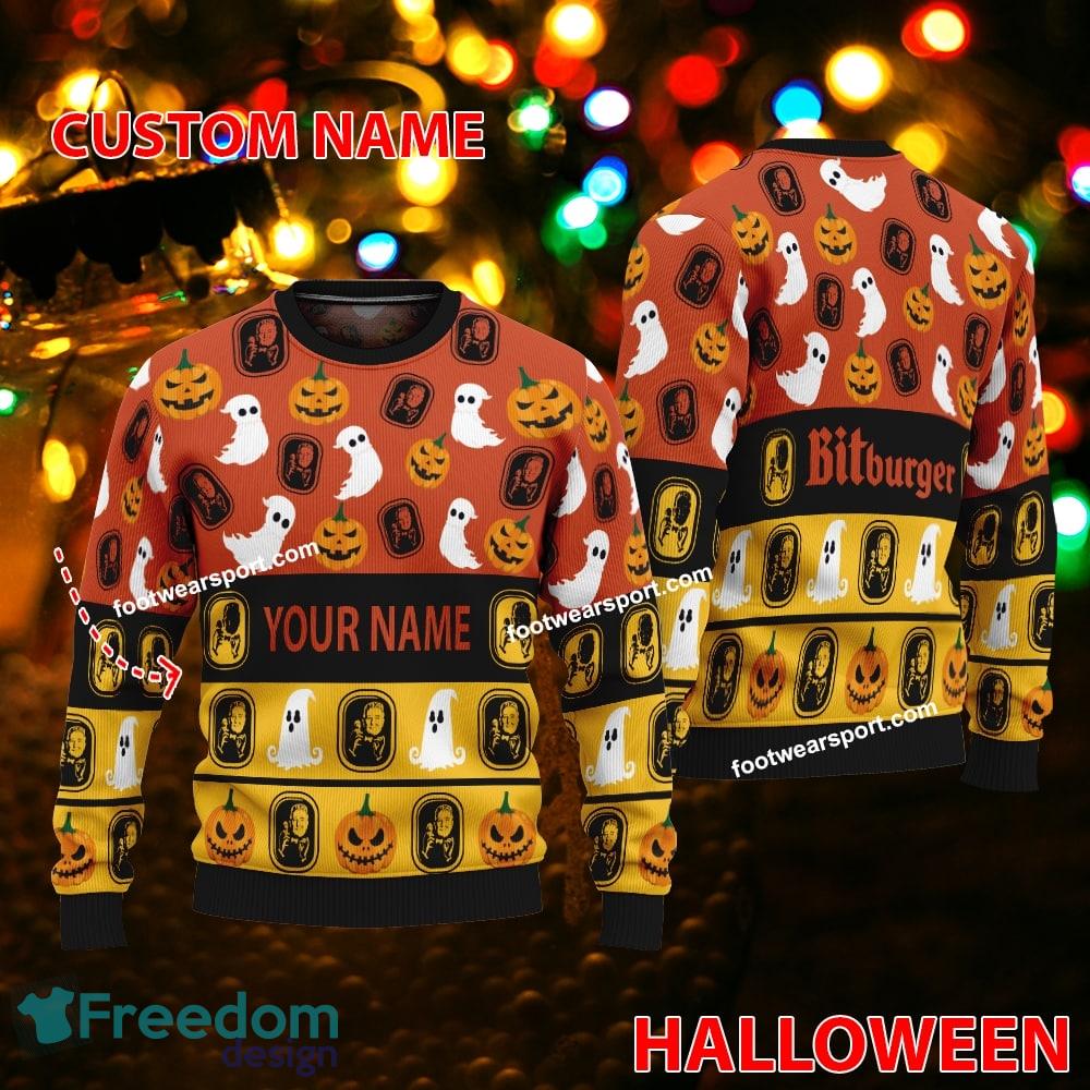 Bitburger Beer Personalized Halloween Ugly Christmas Sweater Gift For Adult image Bitburger Beer Personalized Halloween Ugly Christmas Sweater Gift For Adult - Bitburger Beer Personalized Halloween Ugly Christmas Sweater Gift For Adult