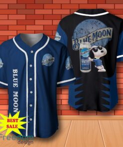 Blue Moon Snoopy Baseball Jersey for All Genders