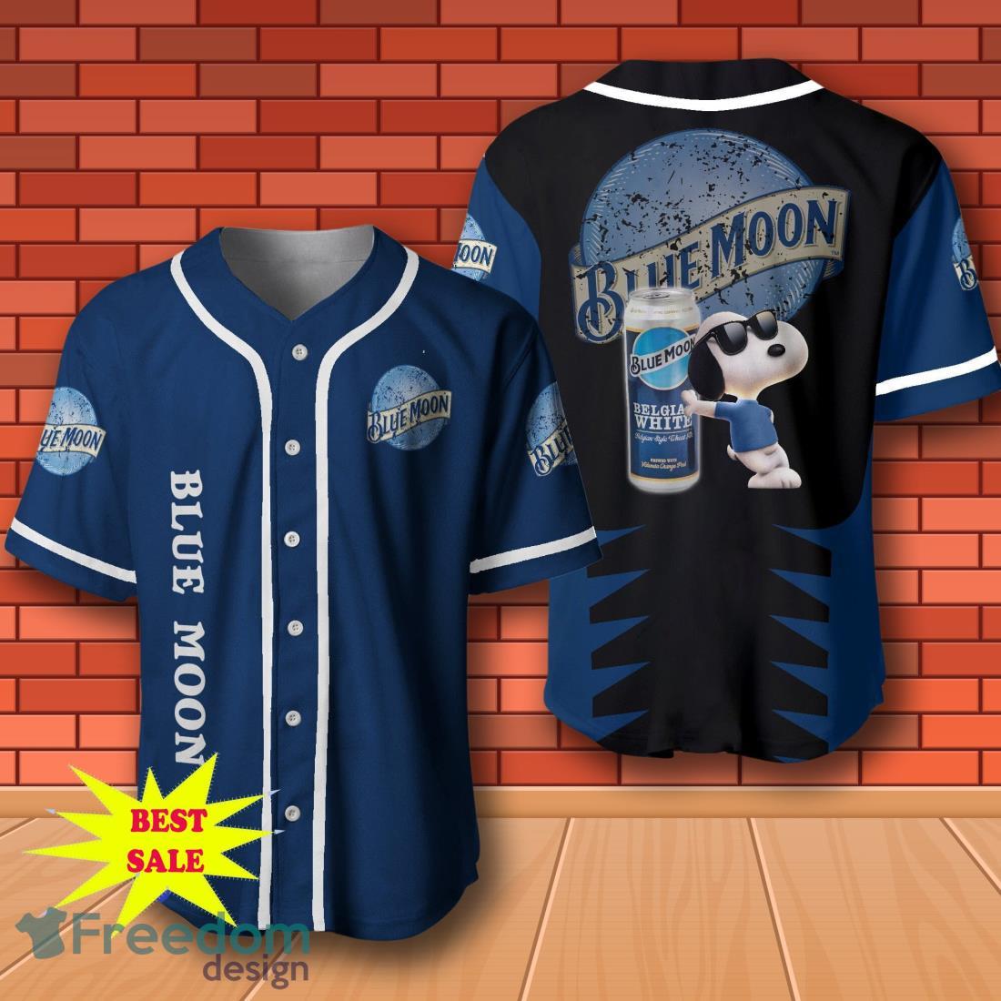 Blue Moon Snoopy Baseball Jersey for All Genders image Blue Moon Snoopy Baseball Jersey for All Genders Product Photo 1