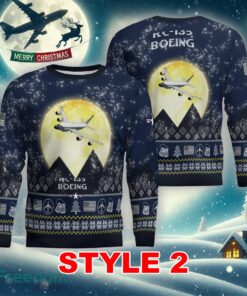 Boeing RC-135 RC135 Aircraft Moonlight Multi Color Knitted Xmas Sweater Gift For Adult - Boeing RC-135 RC135 Aircraft Moonlight Ugly Christmas Sweater_11