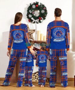 Boise State Broncos Pajamas Set Gift For Family Custom Name Football Team Christmas Holiday Gift Product Photo 2