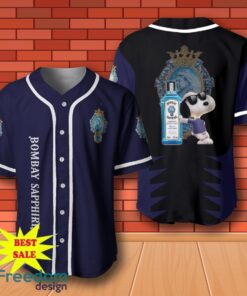 Bombay Sapphire Snoopy Baseball Jersey for All Genders