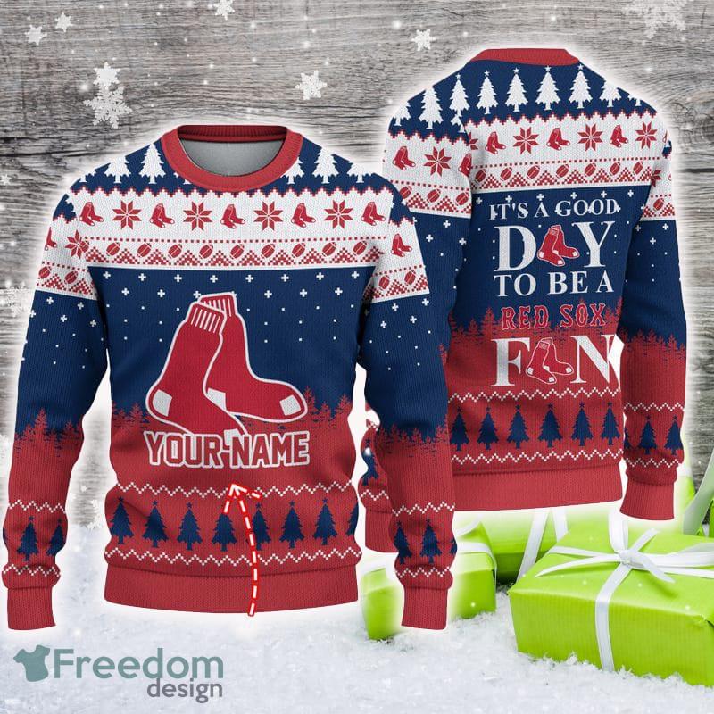 Boston Red Sox Knitted Sweater For Men Women Fans Gift Christmas image Boston Red Sox Knitted Sweater For Men Women Fans Gift Christmas - Boston Red Sox Knitted Sweater For Men Women Fans Gift Christmas