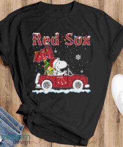 Boston Red Sox Snoopy And Woodstock Driving Car Cute Snoopy Limited Edition Shirt