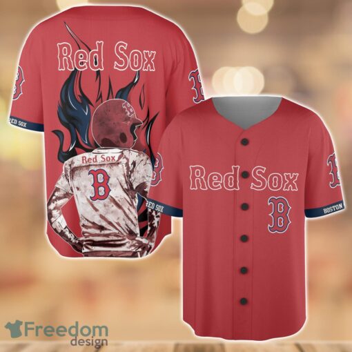 Boston Red Sox Wave Player Baseball Jersey Shirt For Team Product Photo 1