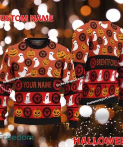 Brentford Personalized Halloween Ugly Christmas Sweater Gift Holidays