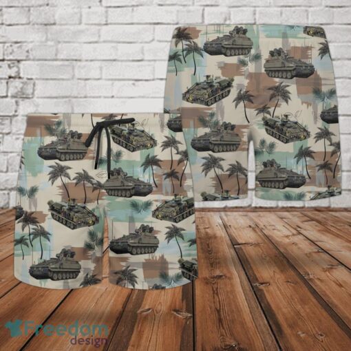 British Army Alvis Stormer HVM Combat Vehicle Hawaiian Shirt And Shorts Beach Gift Product Photo 2