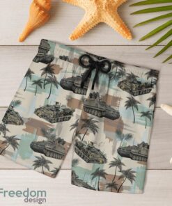 British Army Alvis Stormer HVM Combat Vehicle Hawaiian Shirt And Shorts Beach Gift Product Photo 3