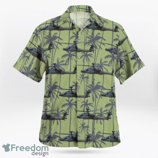 British Army Boeing AH-64E Guardian Hawaiian Shirt Beach Shirt Product Photo 3