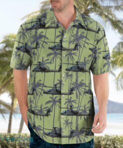 British Army Boeing AH-64E Guardian Hawaiian Shirt Beach Shirt Product Photo 4