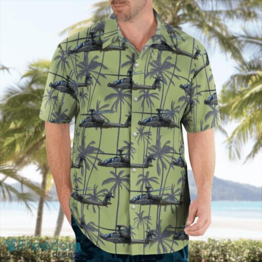 British Army Boeing AH-64E Guardian Hawaiian Shirt Beach Shirt Product Photo 4