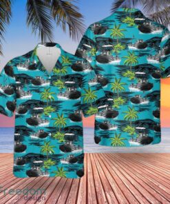 British Army Combat Support Boat Hawaiian Shirt And Shorts Beach Gift