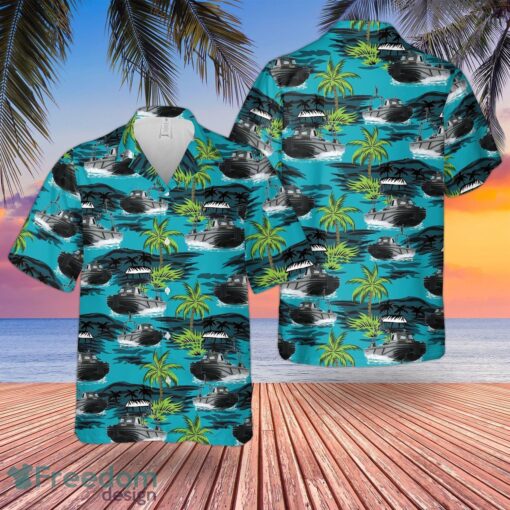 British Army Combat Support Boat Hawaiian Shirt And Shorts Beach Gift Product Photo 1