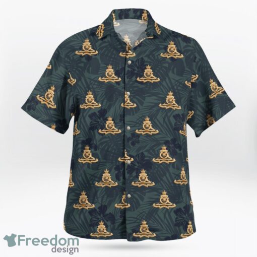 British Army Royal Artillery Hawaiian Shirt Beach Shirt Product Photo 3