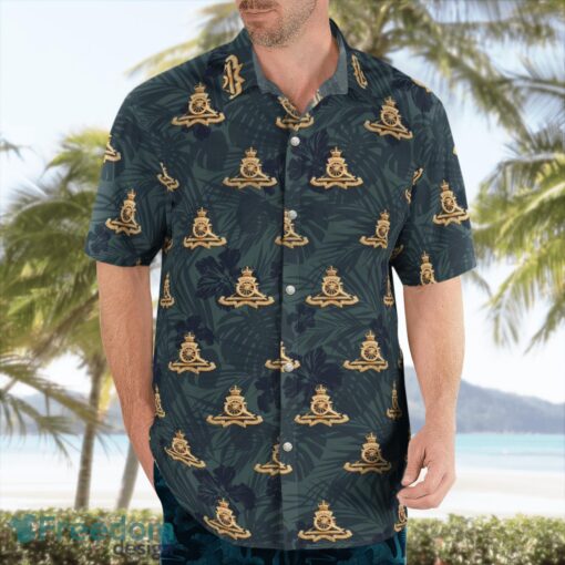 British Army Royal Artillery Hawaiian Shirt Beach Shirt Product Photo 4