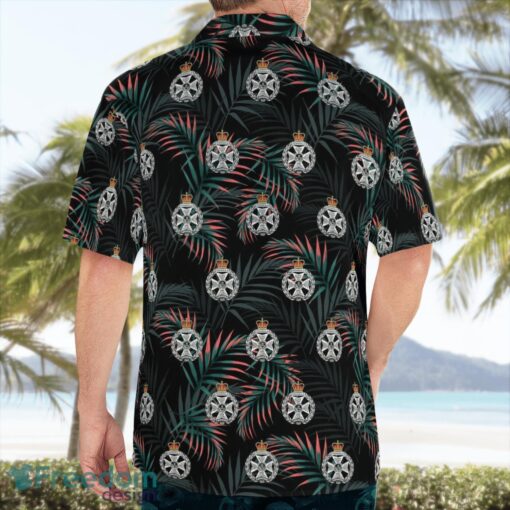 British Army Royal Green Jackets (RGJ) Hawaiian Shirt Beach Shirt Product Photo 2