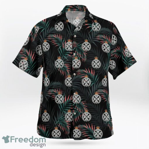 British Army Royal Green Jackets (RGJ) Hawaiian Shirt Beach Shirt Product Photo 3