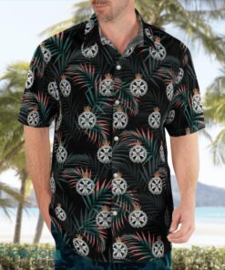 British Army Royal Green Jackets (RGJ) Hawaiian Shirt Beach Shirt Product Photo 4