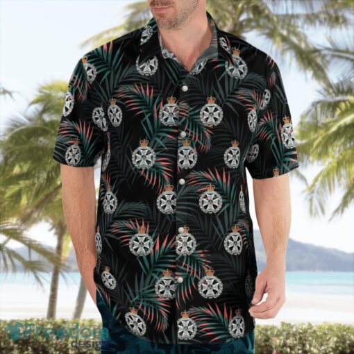 British Army Royal Green Jackets (RGJ) Hawaiian Shirt Beach Shirt Product Photo 4