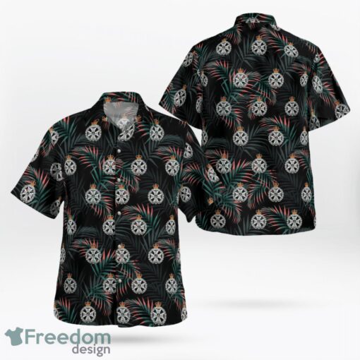 British Army Royal Green Jackets (RGJ) Hawaiian Shirt Beach Shirt Product Photo 1