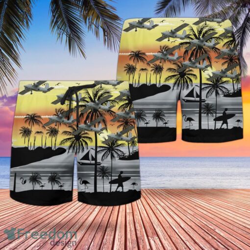 Britten Norman BN-2T Islander Hawaiian Shirt And Shorts Beach Gift Product Photo 2