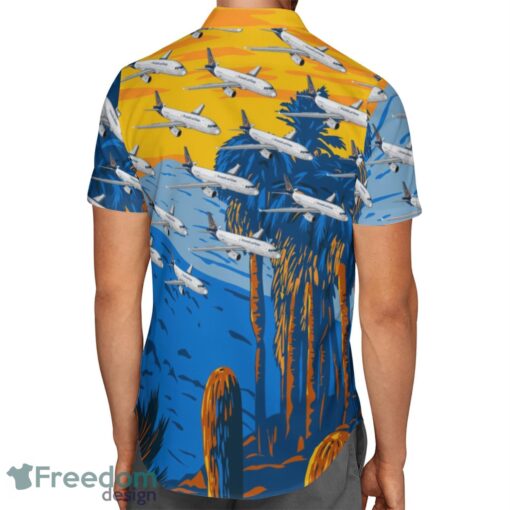 Brussels Airlines Airbus A319-100 Hawaiian Shirt Beach Shirt Product Photo 3